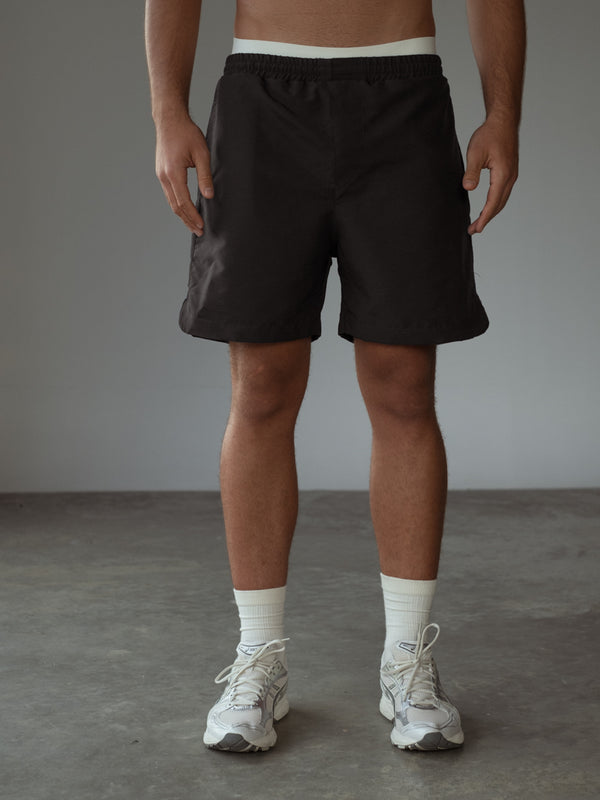 MEN CLASSY SWIMSHORT - BLACK