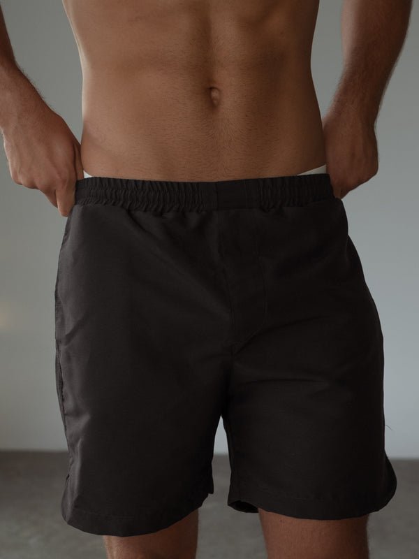 MEN CLASSY SWIMSHORT - BLACK