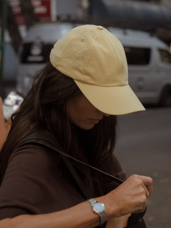 BRAND CLASSIC CAP - BUTTERCREAM