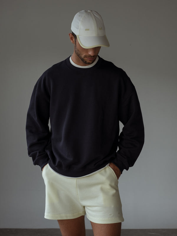 BAG COTTON CREWNECK - MIDNIGHT BLUE