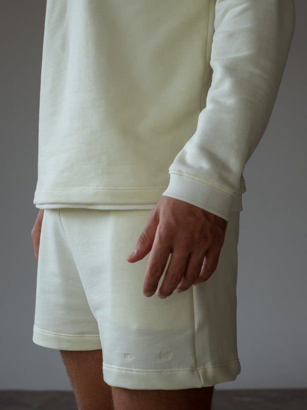 MEN POLO SPORTY SHORT - SOFT WHITE