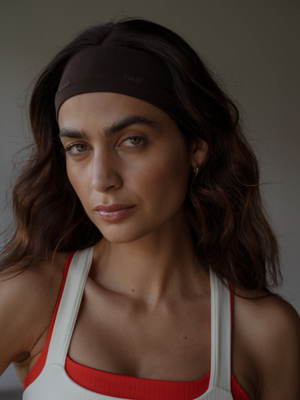 ONE HALF HEADBAND - ESPRESSO