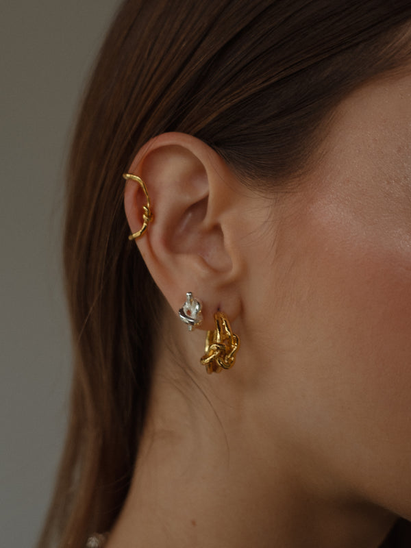 KNOT EARRINGS  - GOLD