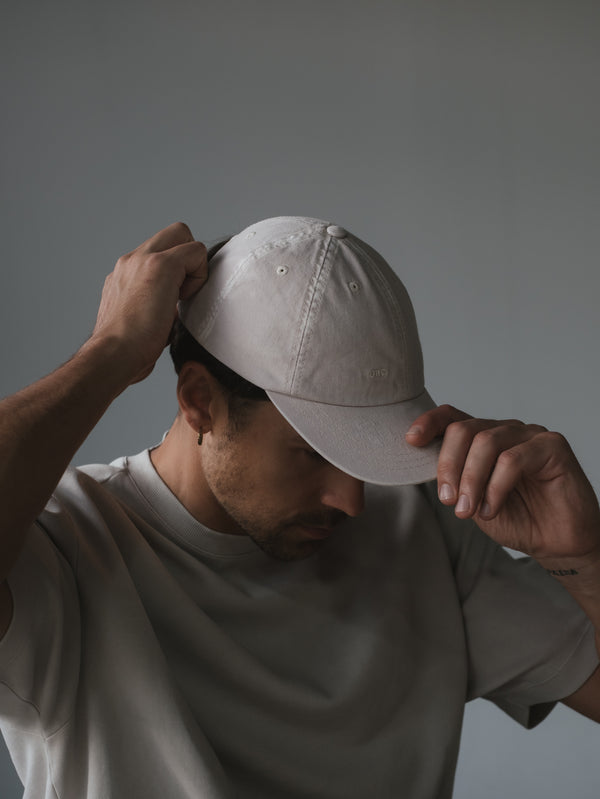 ONE HALF VINTAGE CAP - LIGHT GRAY