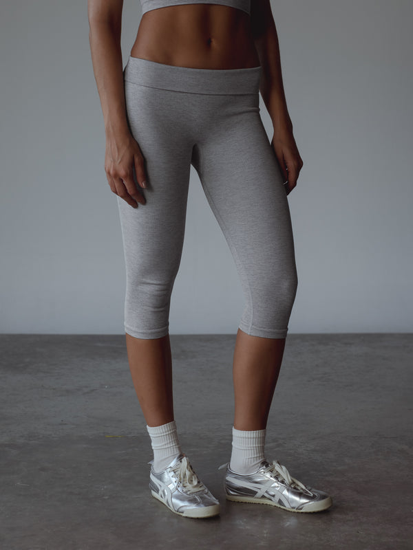 BOLD CAPRI SEAMLESS - GRAY JASPE