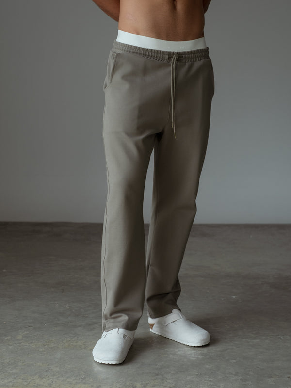 MEN TRACK PANT - WARM GRAY