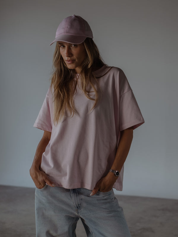 PREMIUM COTTON T-SHIRT - SOFT PINK