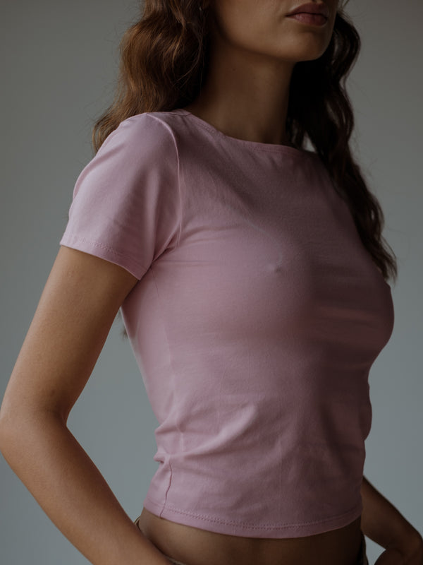 SIMPLY TEE - PALE PINK