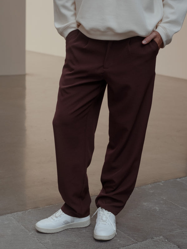 MEN SMART TROUSERS - WINE