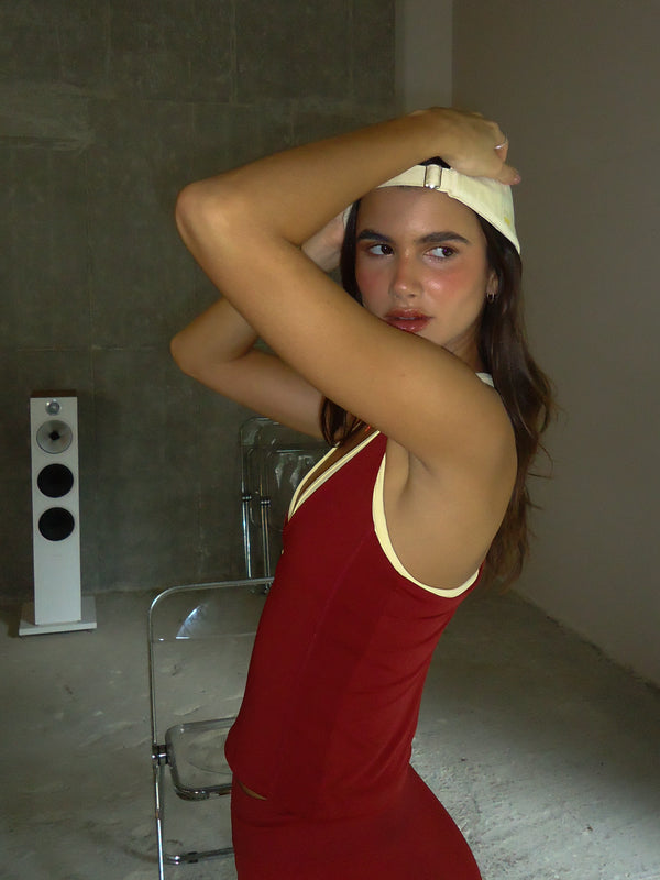 ALIGN TANK TOP - ROBUST RED