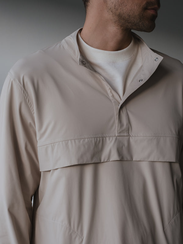 LIGHTWEIGHT TAKEAWAY JACKET - ASH