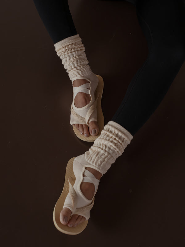 BALANCE GRIP SOCKS - IVORY