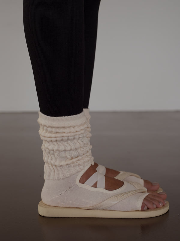 BALANCE GRIP SOCKS - IVORY