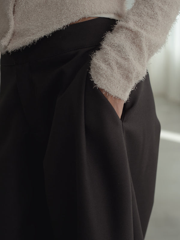 BARREL TAIL PANT - BLACK