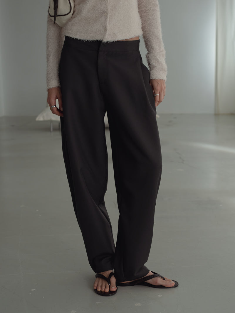 BARREL TAIL PANT - BLACK