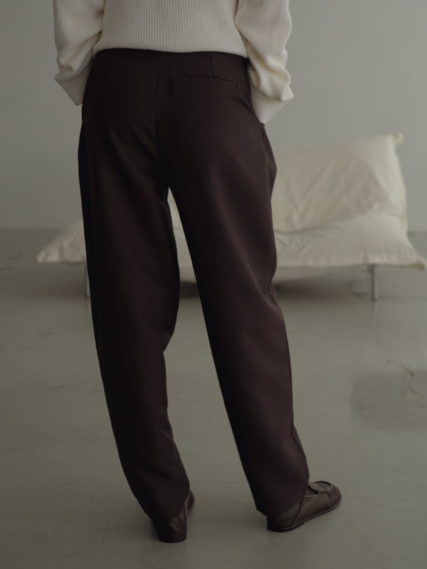 BARREL TAIL PANT - BROWN