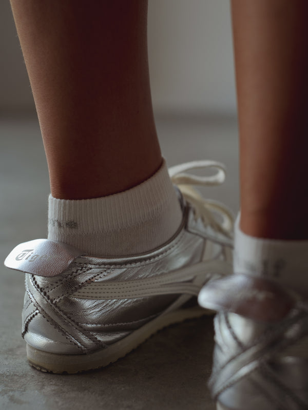 BASIC ANKLE SOCKS - SOFT WHITE