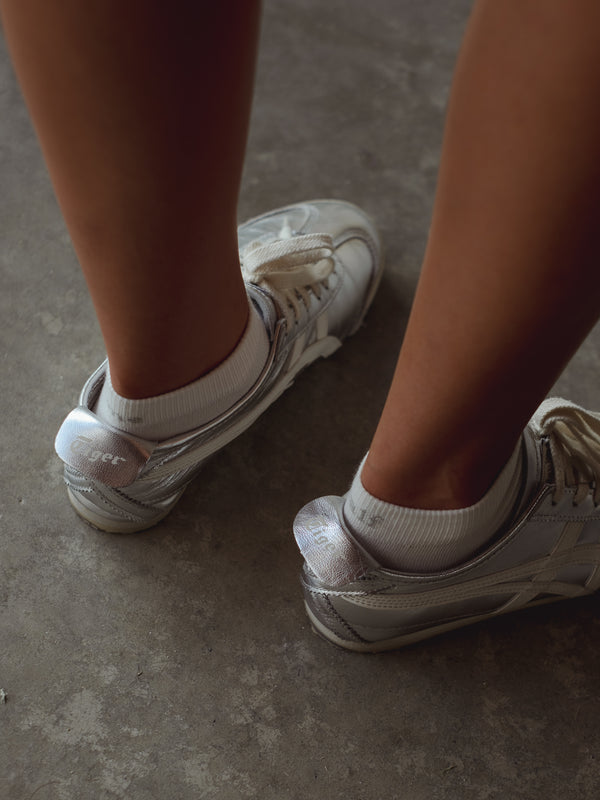 BASIC ANKLE SOCKS - SOFT WHITE