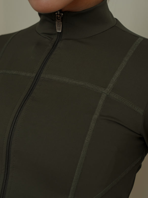 BBL SCULPT JACKET - PESTO