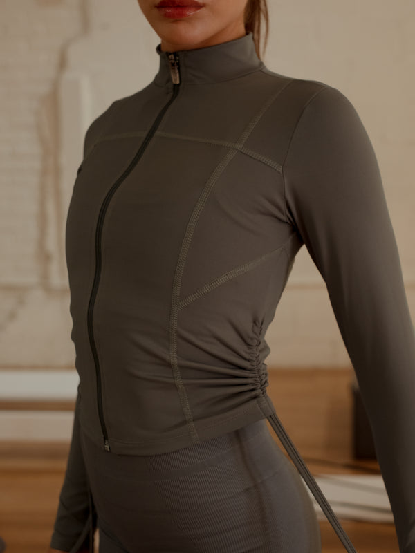 BBL SCULPT JACKET - TAUPE