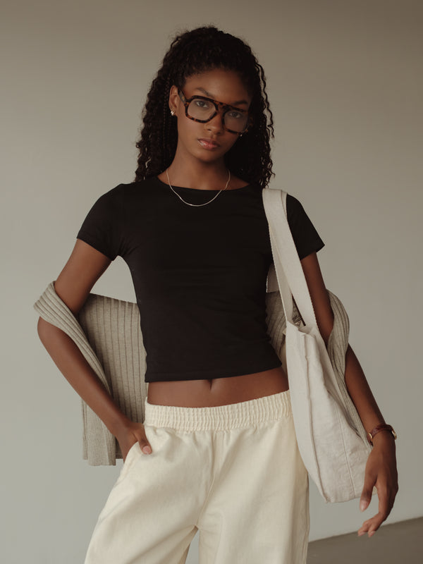 SIMPLY TEE - BLACK