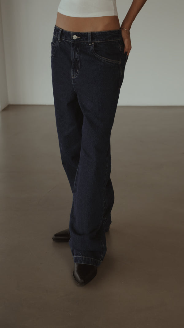 CAMPUS STRAIGHT JEAN - RAW DENIM
