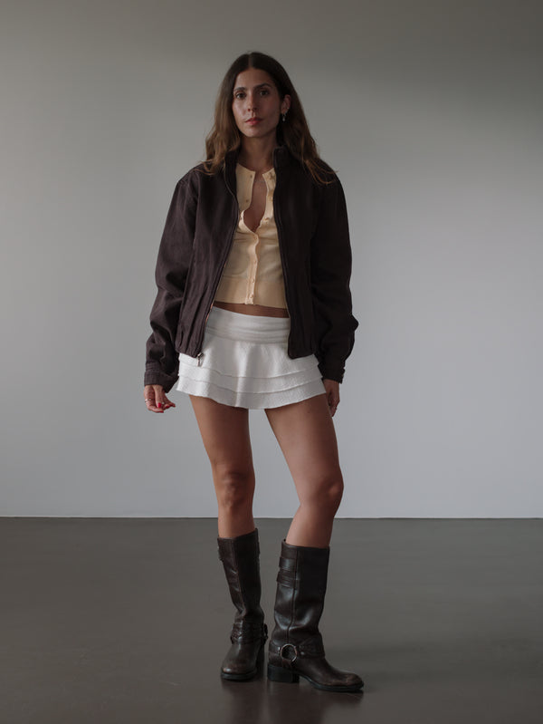 CLASSIC BUTTON KNIT VEST - CELESTIAL YELLOW