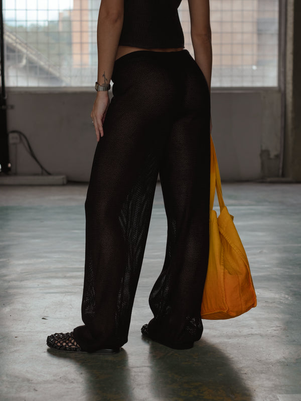 CLASSIC KNIT PANT - BLACK