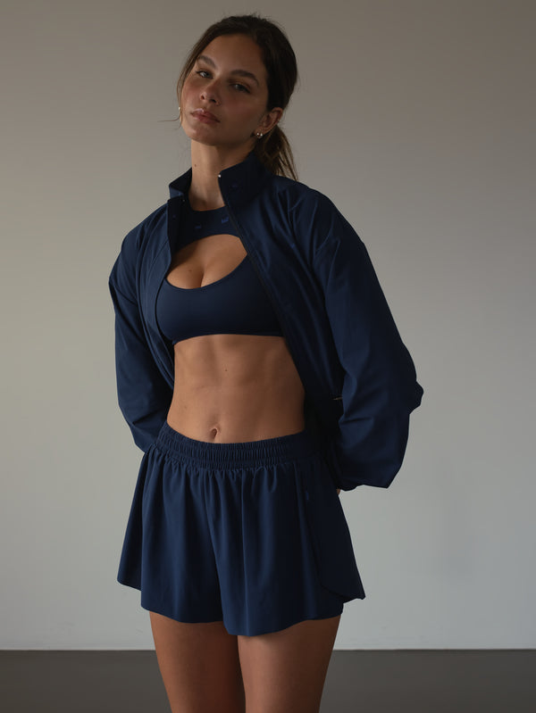 CLUB HIGH SUPPORT TOP - NAVY BLUE