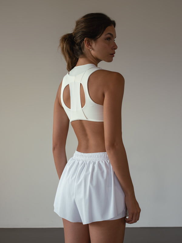 CLUB HIGH SUPPORT TOP - SOFT WHITE
