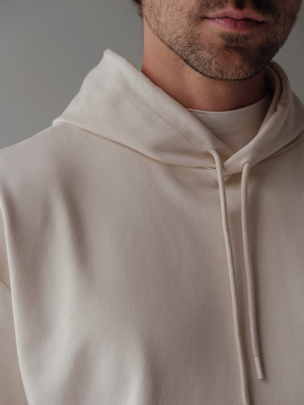CUT CLEAN HOODIE - SEA SALT