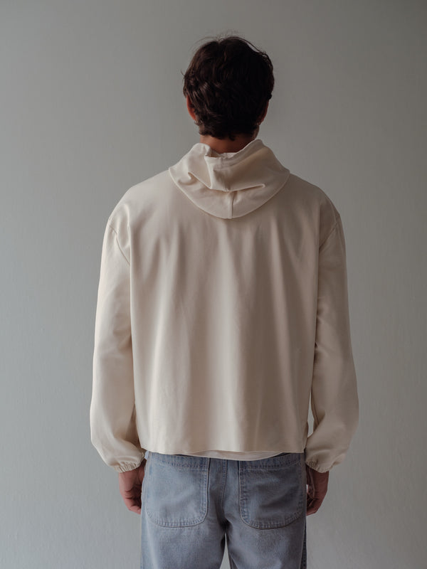 CUT CLEAN HOODIE - SEA SALT