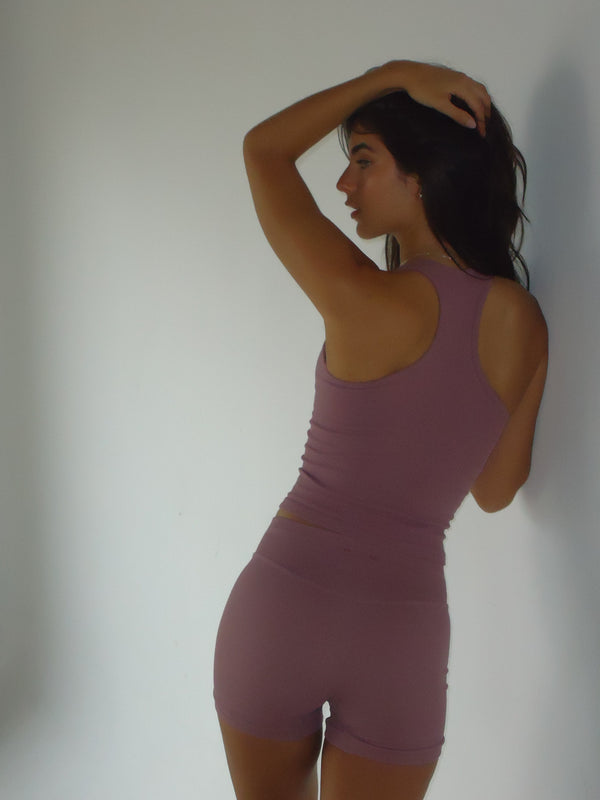 ELEVATE SEAMLESS MINI SHORT - COSMETIC PINK