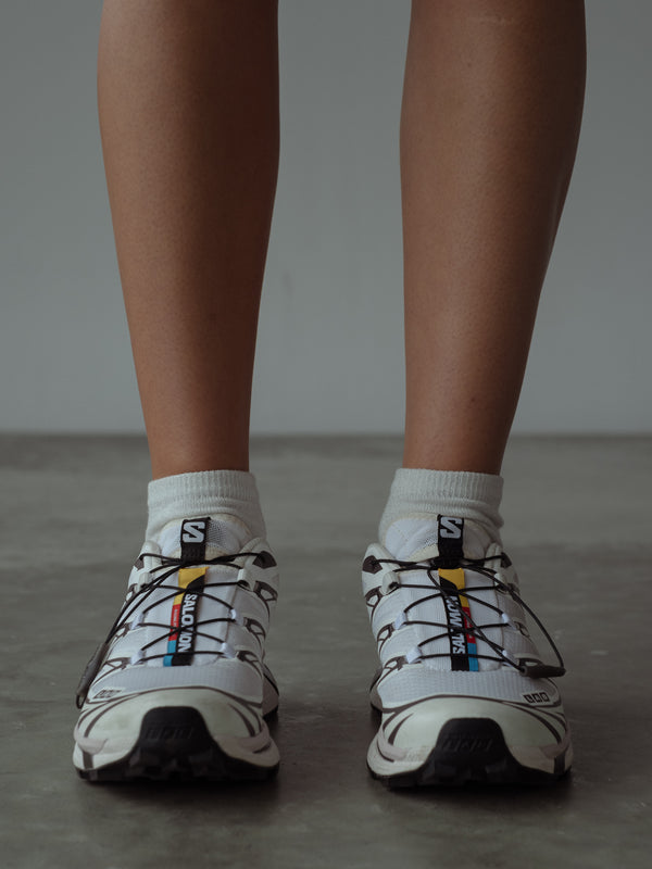 GIRLY SOCKS - SHINY WHITE