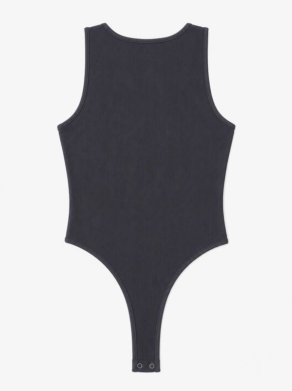 HALF BUTTON BODY - DARK GRAY