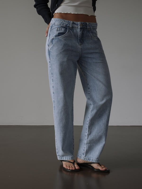 NOT SO MODEST JEAN - OLD LIGHT BLUE