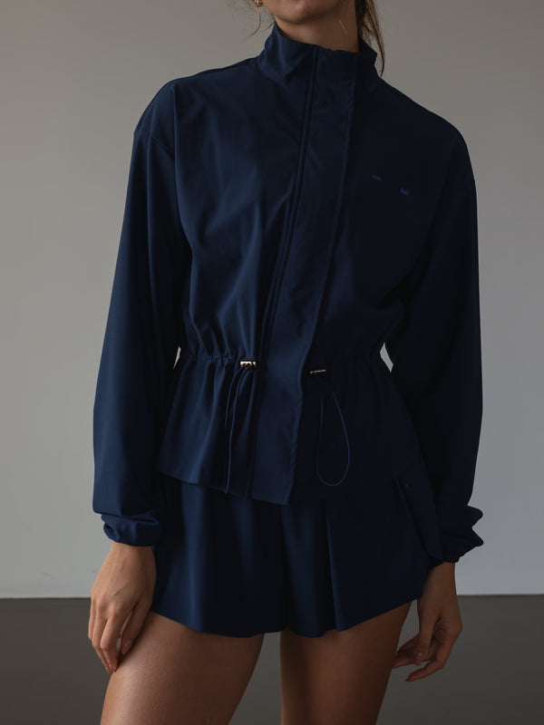 LIGHT WINDBREAKER - NAVY BLUE