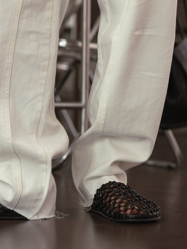 LONG BARREL JEAN - WARM WHITE