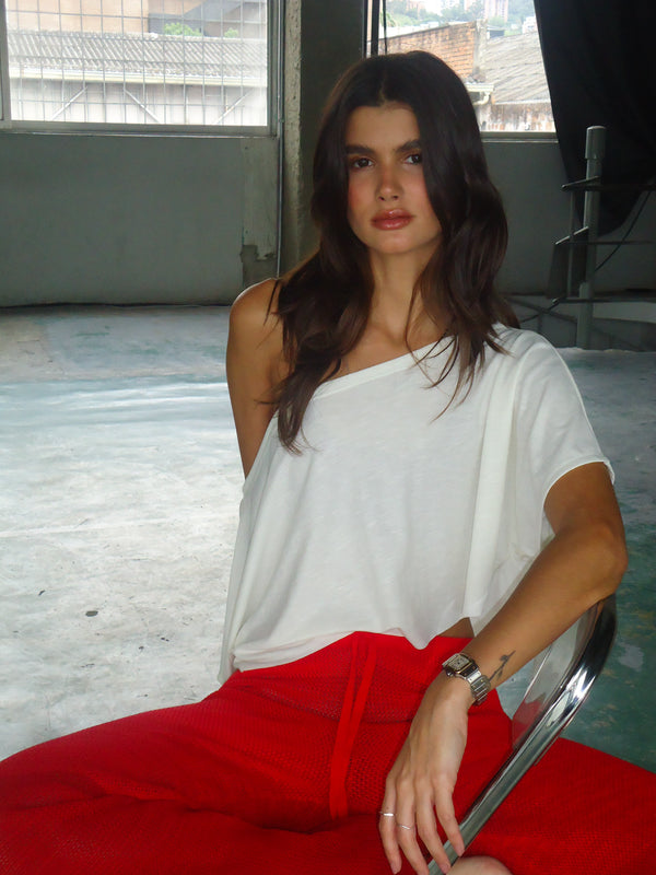 LOOSE T-SHIRT - SOFT WHITE