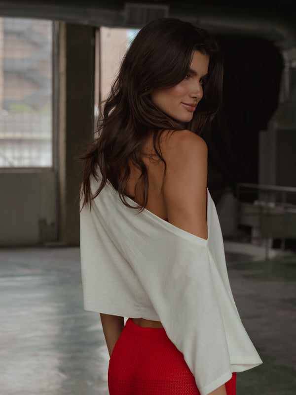 LOOSE T-SHIRT - SOFT WHITE