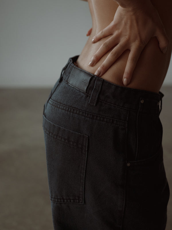 LOW RENEW JEAN - DARK BLUE GRAY