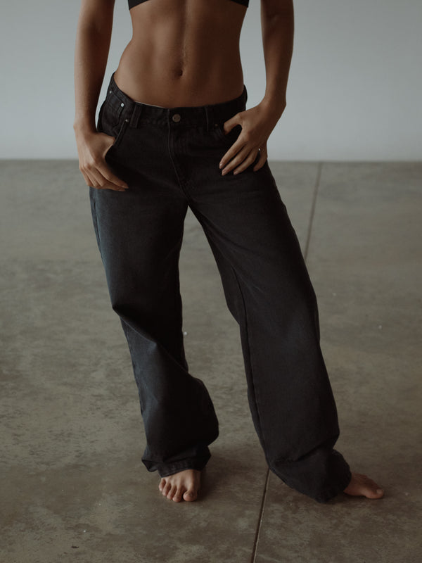 LOW RENEW JEAN - DARK BLUE GRAY