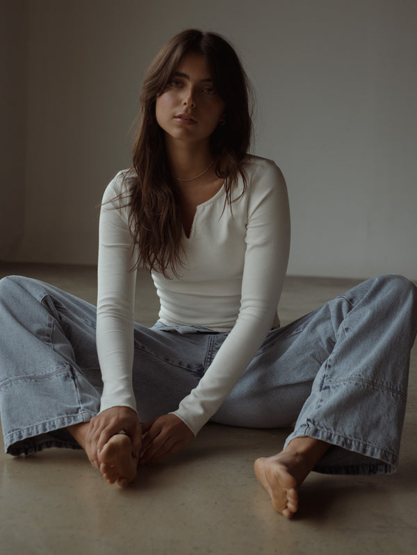 LOW RENEW JEAN - OLD LIGHT BLUE