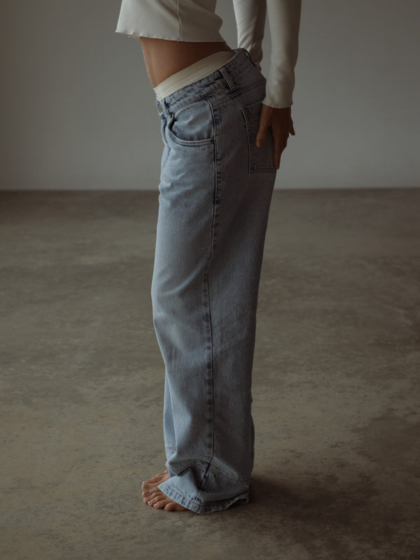 LOW RENEW JEAN - OLD LIGHT BLUE