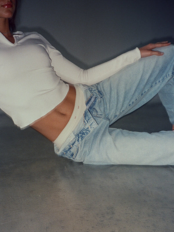 LOW RENEW JEAN - OLD LIGHT BLUE