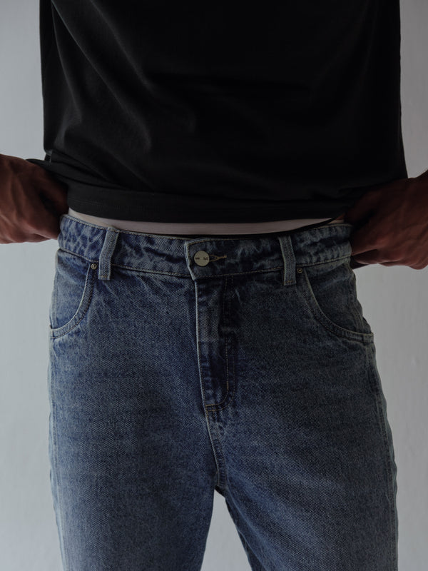 MEN TAPERED JEAN - SOFT CLASSIC BLUE