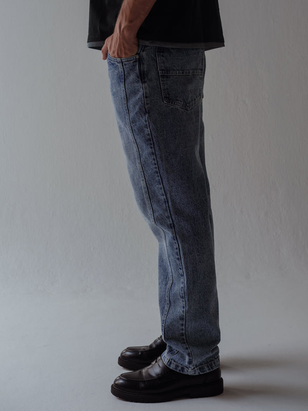 MEN TAPERED JEAN - SOFT CLASSIC BLUE