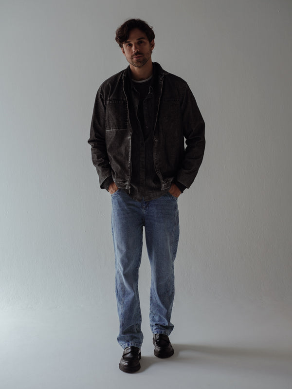 MEN TAPERED JEAN - SOFT CLASSIC BLUE