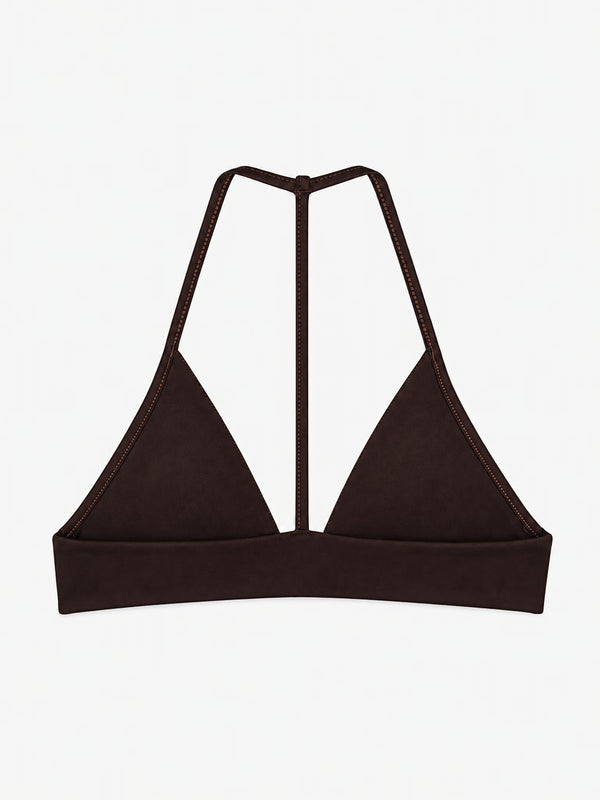 MINIMAL MICRO TOP - BROWN