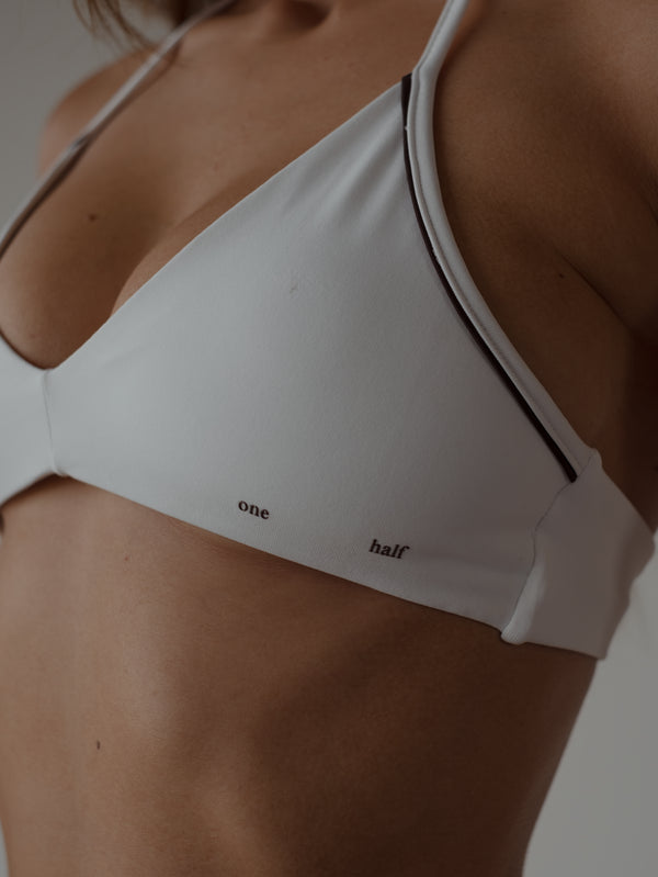 MINIMAL MICRO TOP - WHITE AURA